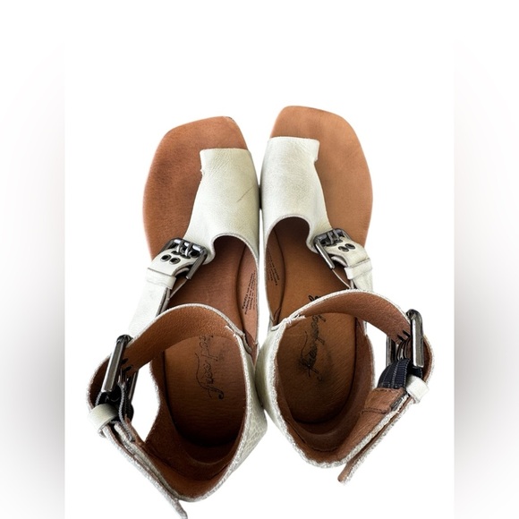 Free People Marco Boot Sandal Gladiator Boho Mint Green Size 37.5 - Picture 5 of 12